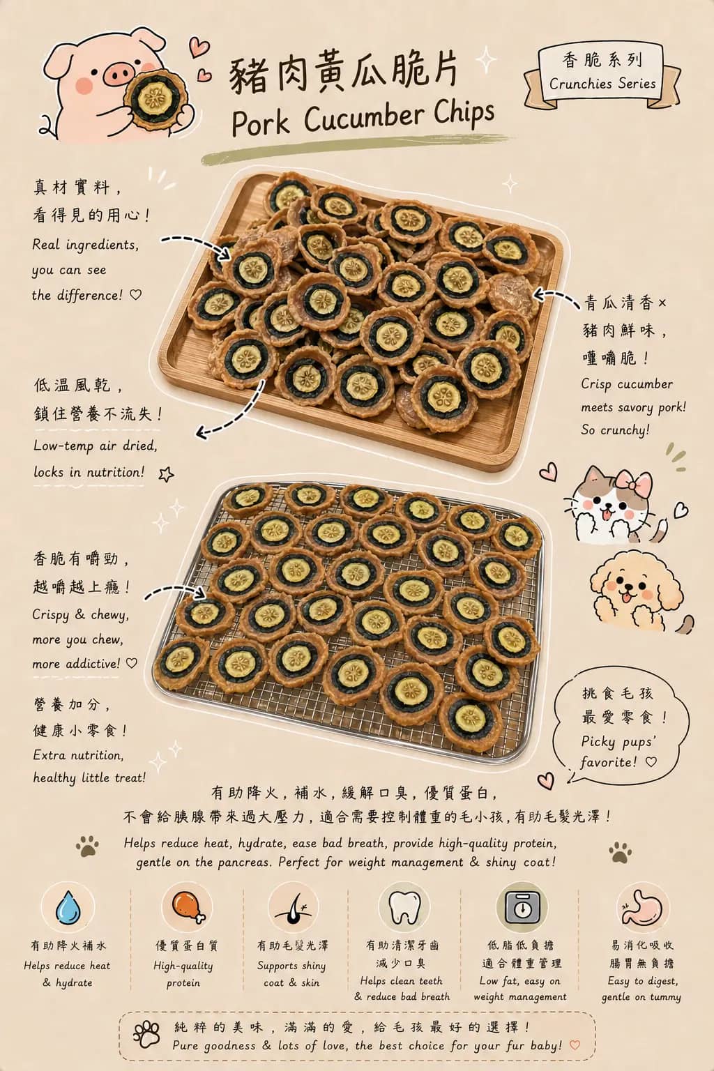Pork Cucumber Chips