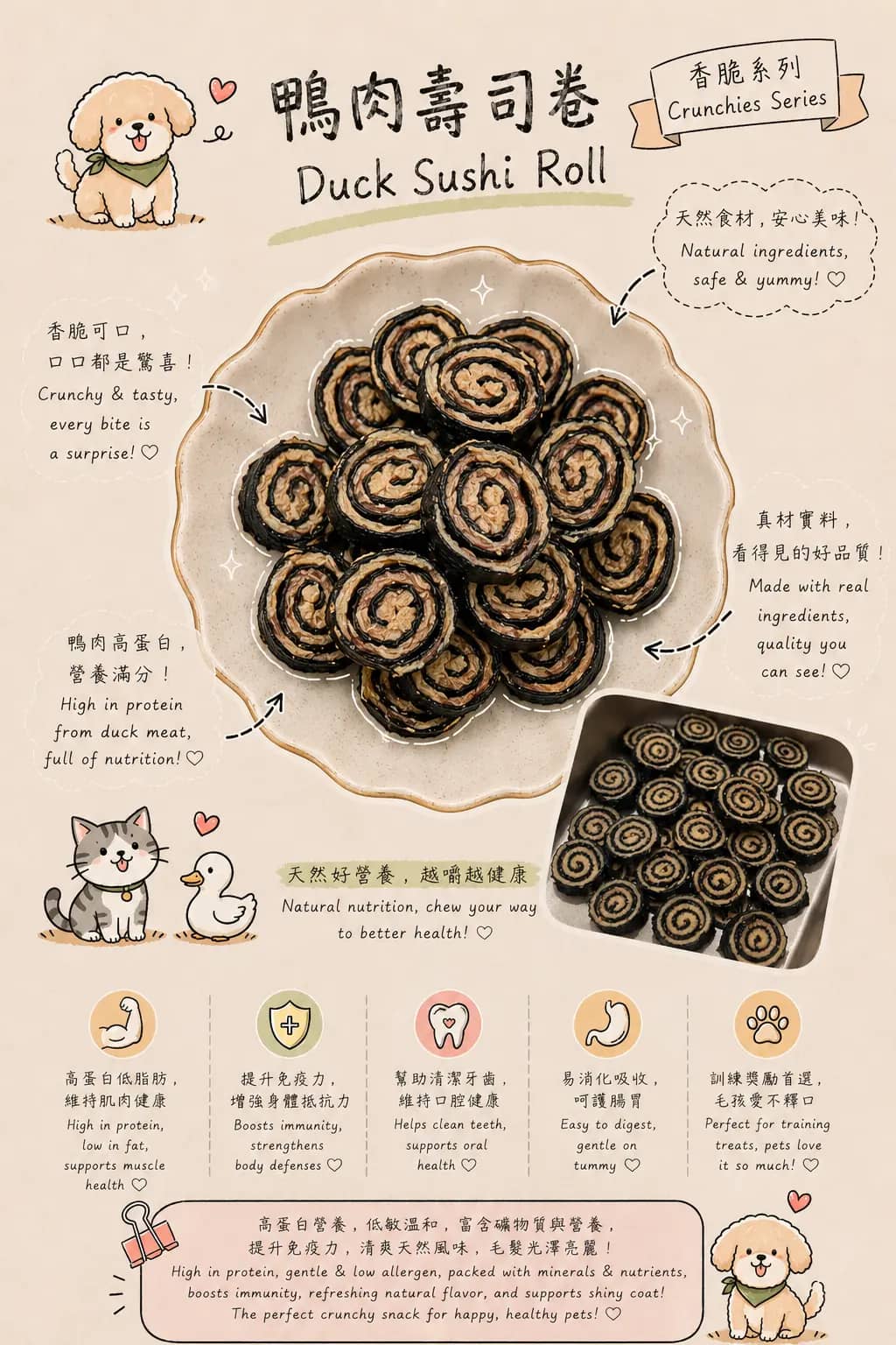 Duck Sushi Roll