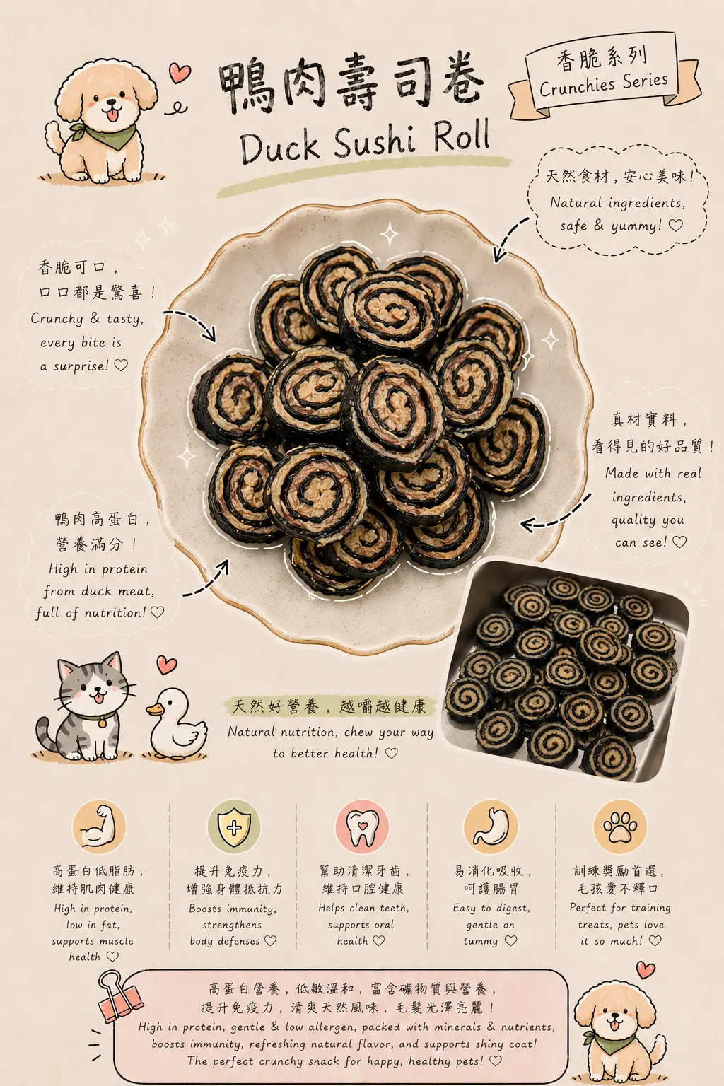 Duck Sushi Roll - Image 1