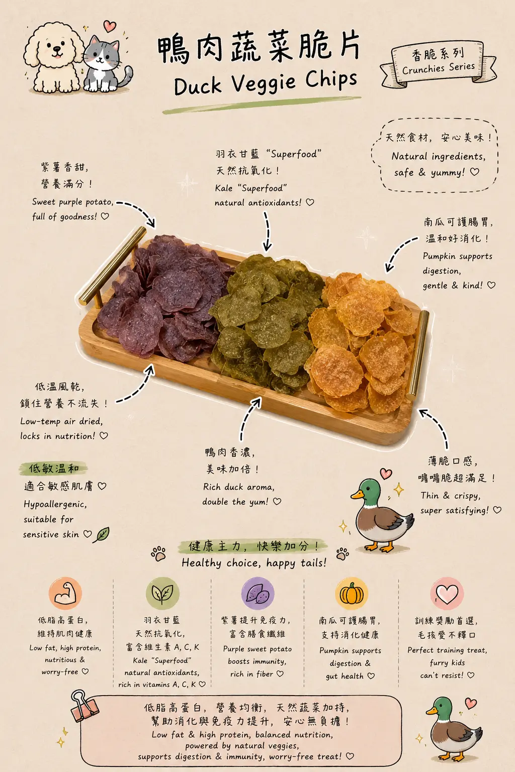 Duck Veggie Chips - Image 1