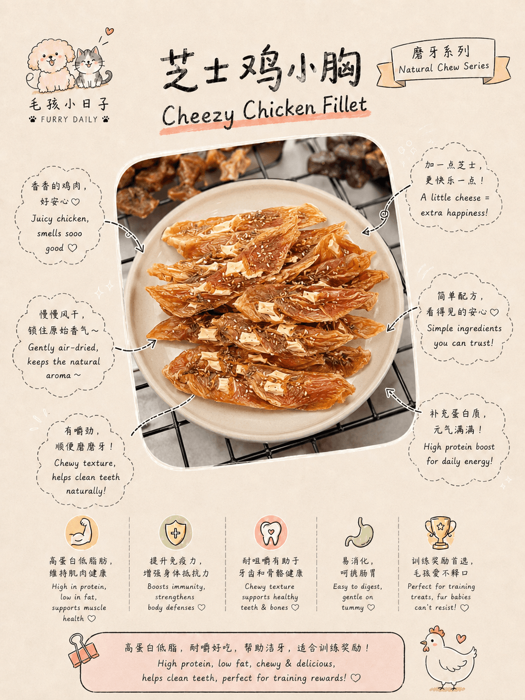 Cheezy Chicken Fillet - Image 1