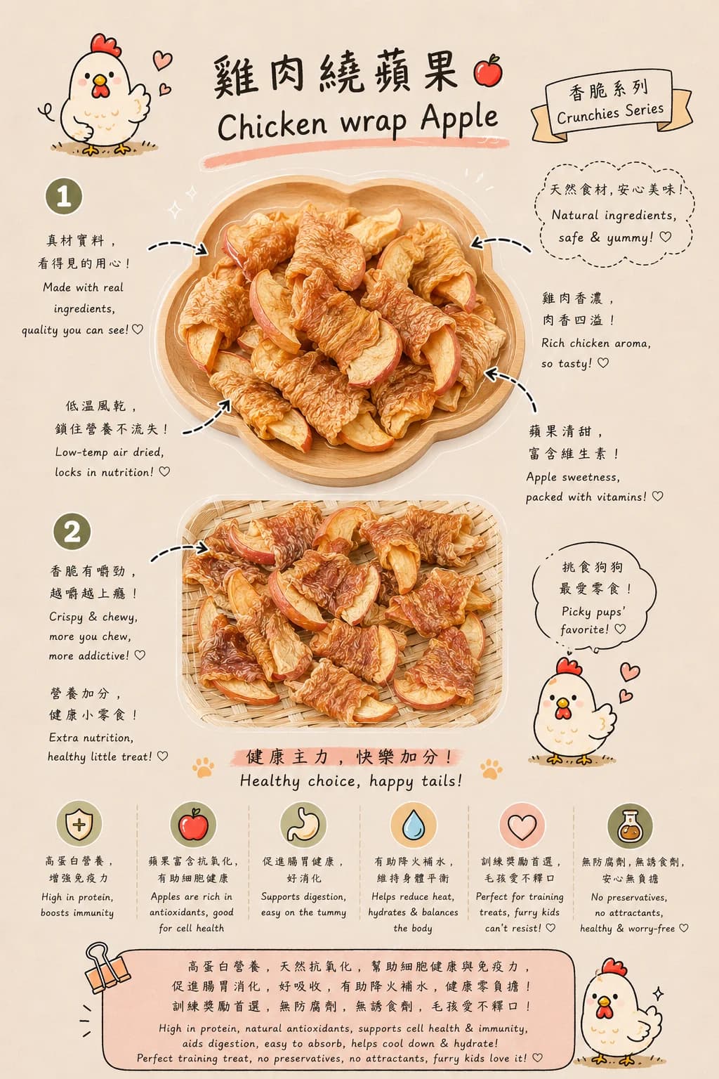 Chicken Wrap Apple - Image 1