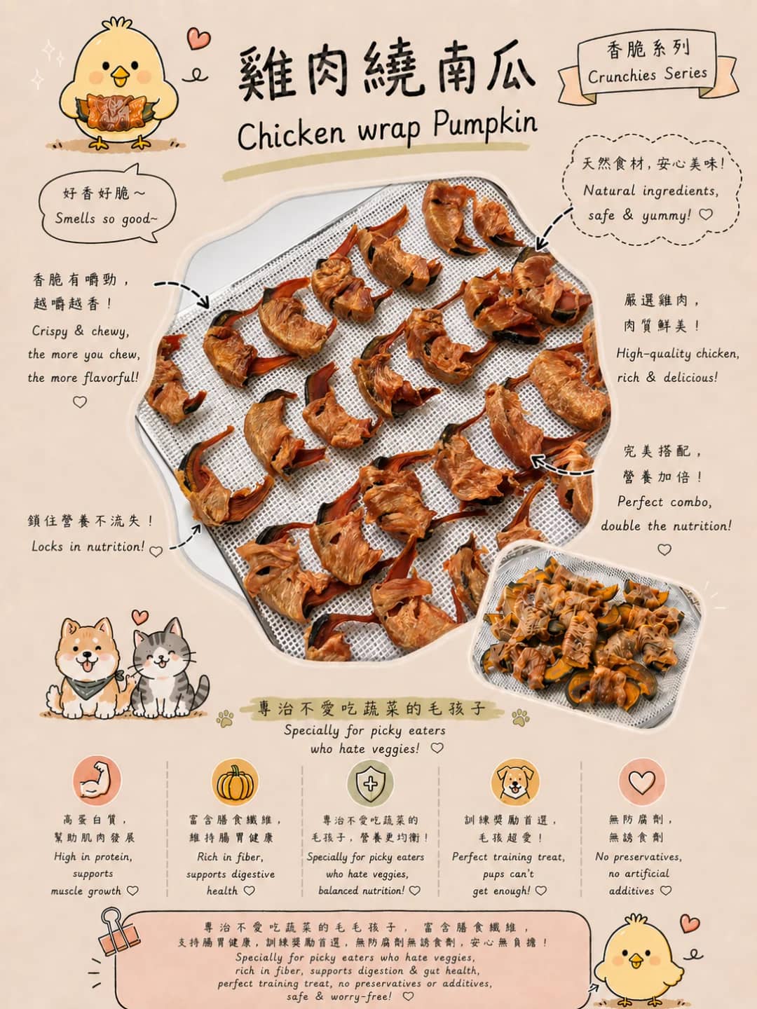 Chicken Wrap Pumpkin